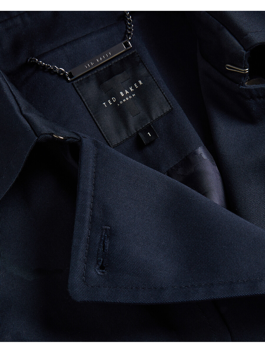 robbii - casaco trench coat leve e impermeável com cinto