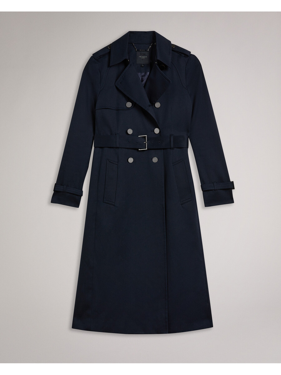 robbii - casaco trench coat leve e impermeável com cinto