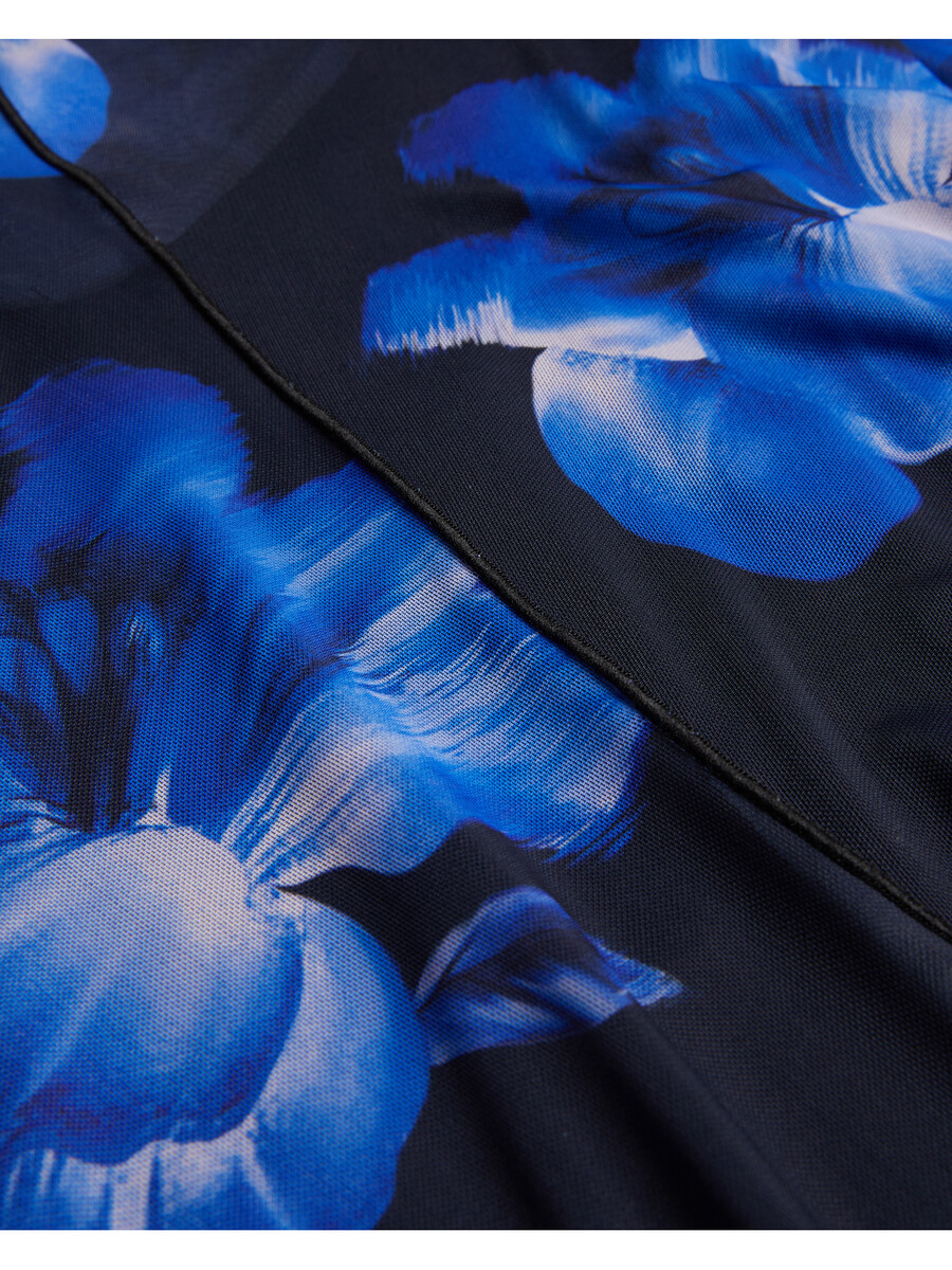 rozeen - vestido longo de malha estampado