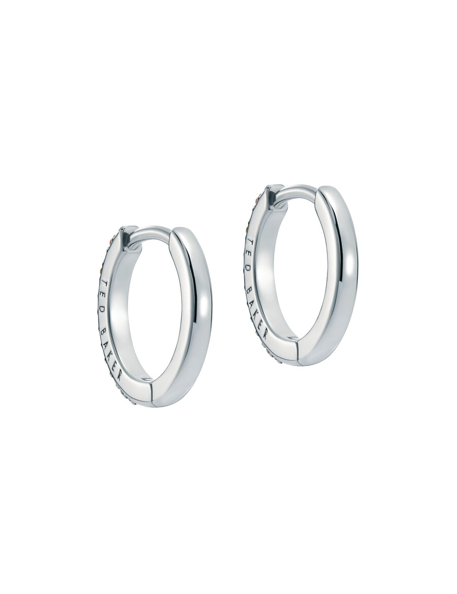 heplie - brincos de argola huggie com cristais