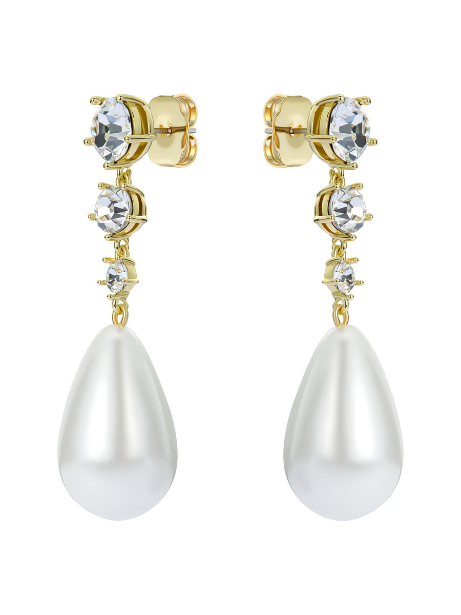 pearsti - brincos de gota com contas de cristal