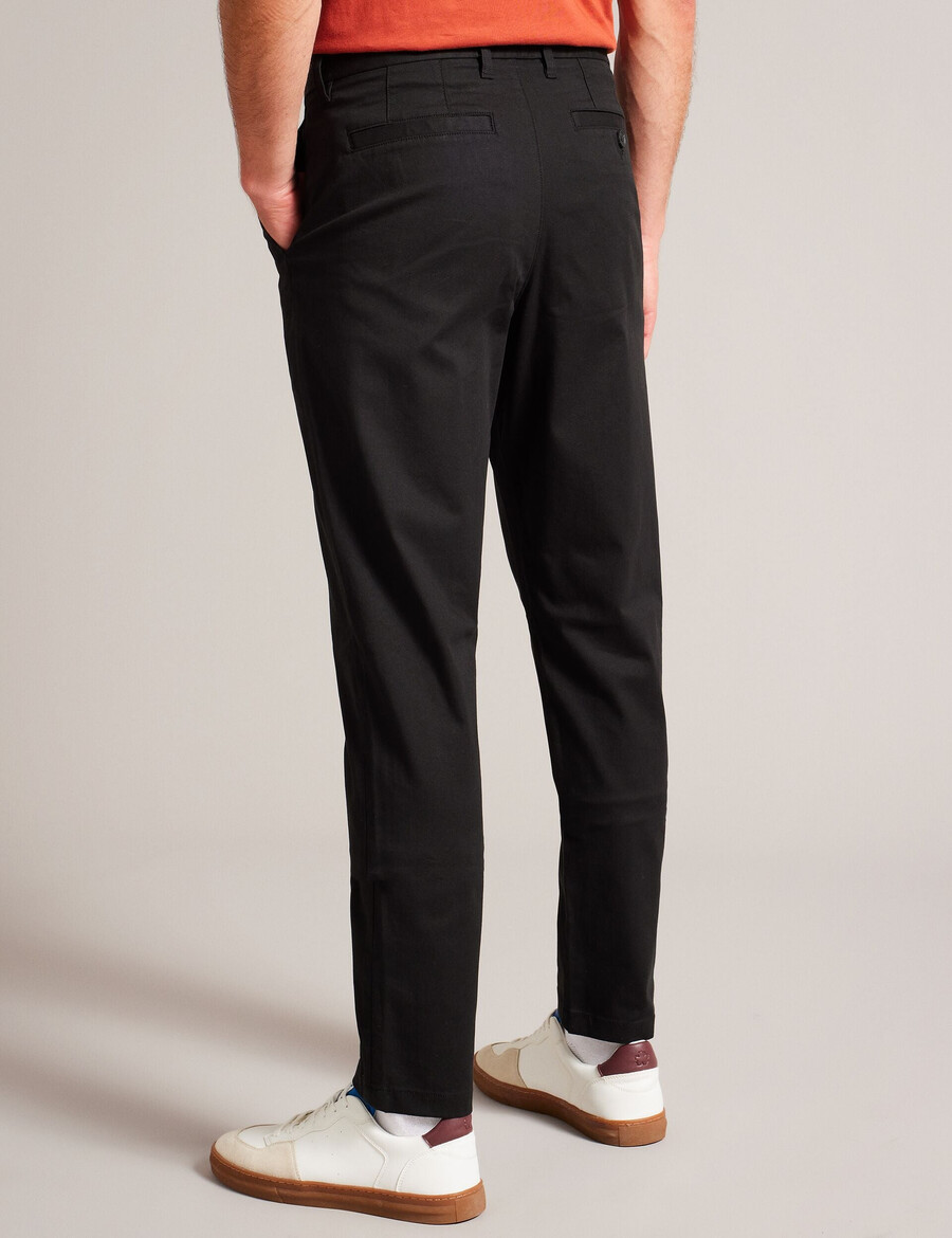 haybrn - calça chino texturizada de corte regular