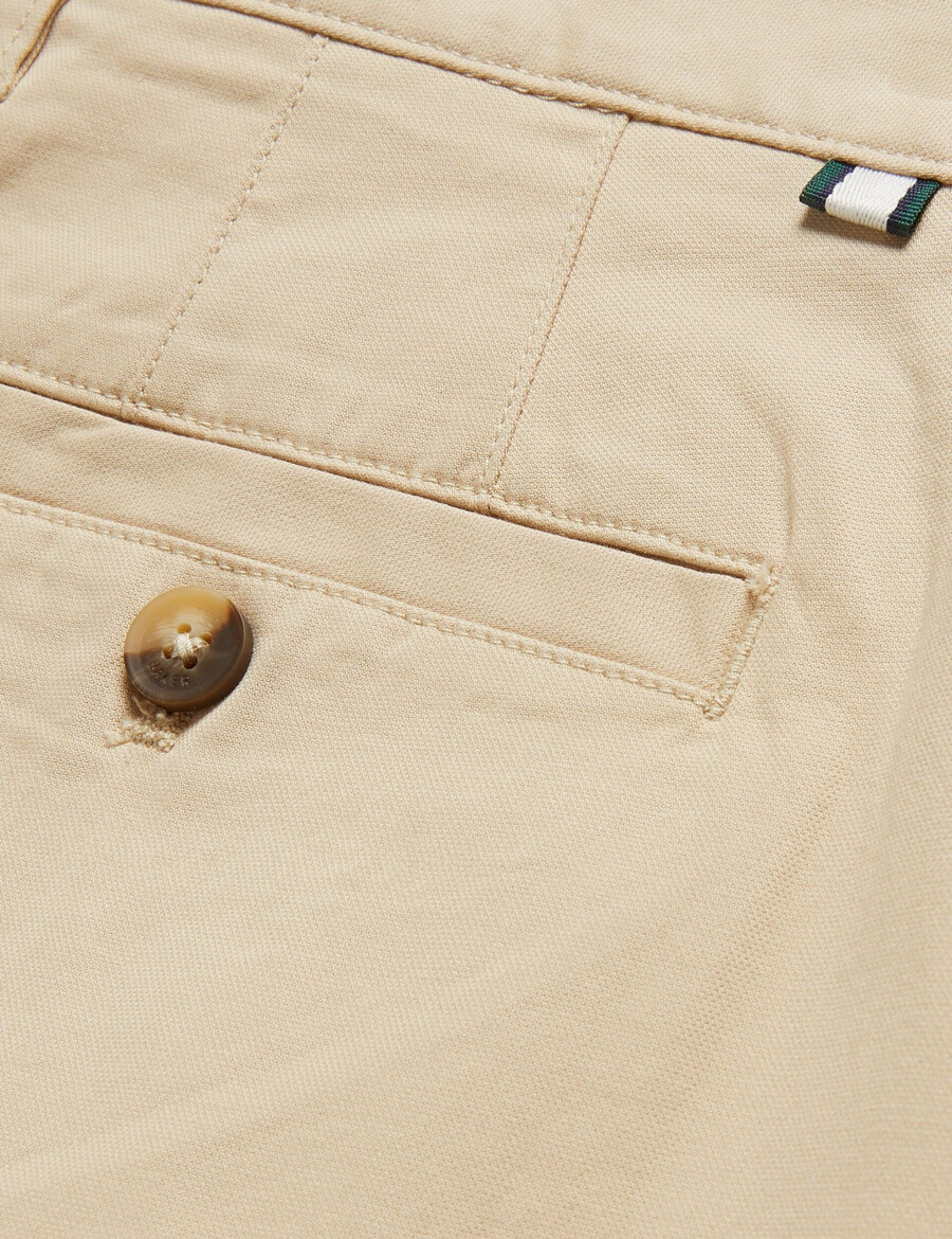 haybrn - calça chino texturizada de corte regular