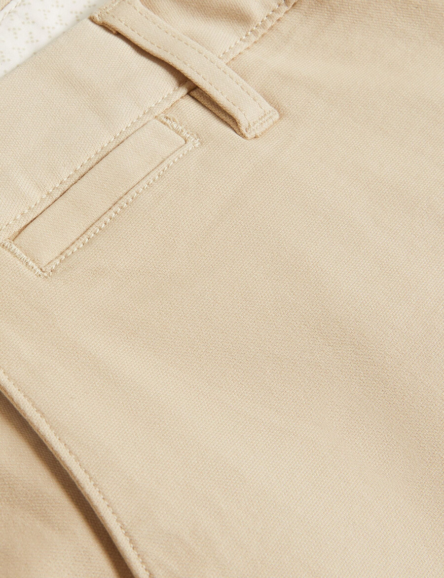haybrn - calça chino texturizada de corte regular