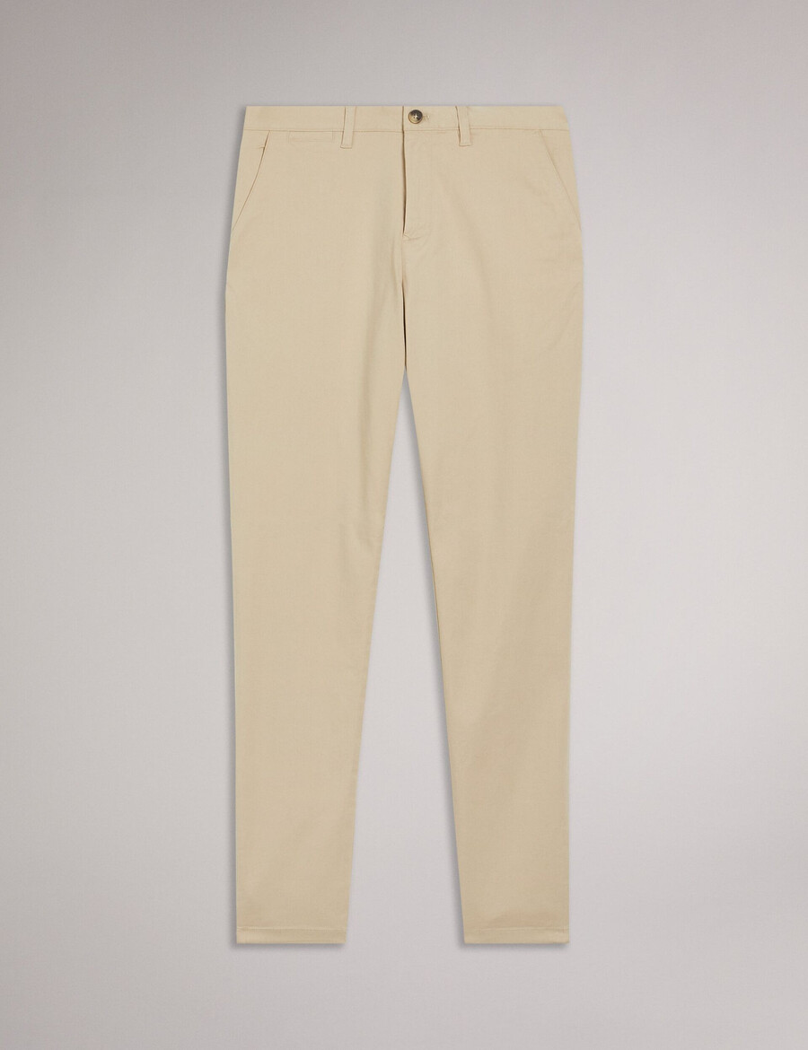 haybrn - calça chino texturizada de corte regular