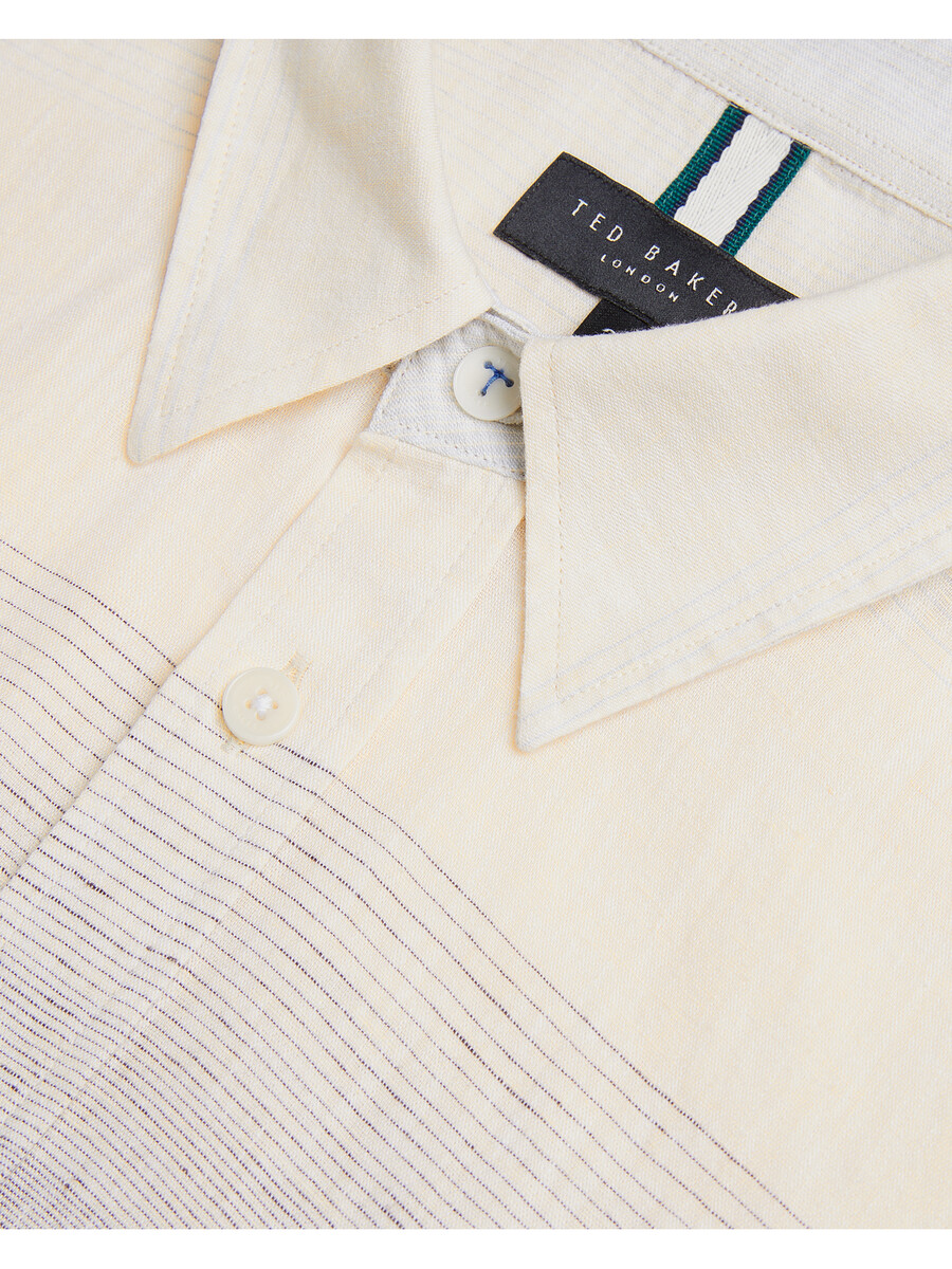 ackley - camisa de manga comprida com estampa degradê