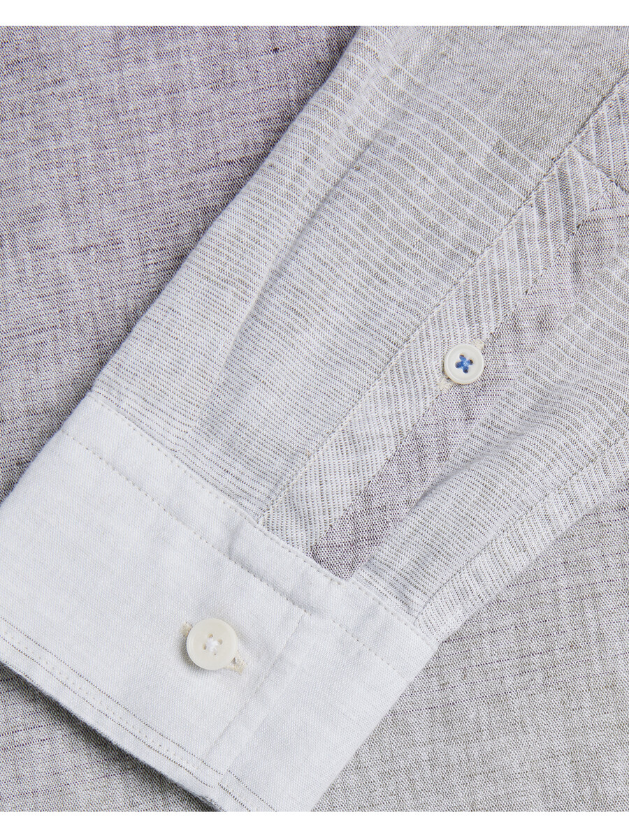 ackley - camisa de manga comprida com estampa degradê