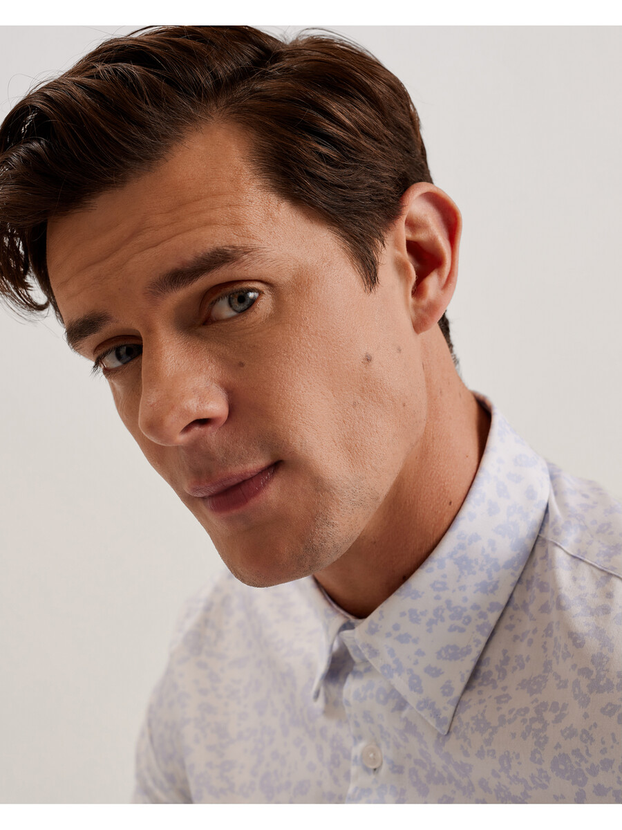 lovelad - camisa de manga comprida com estampa floral delicada