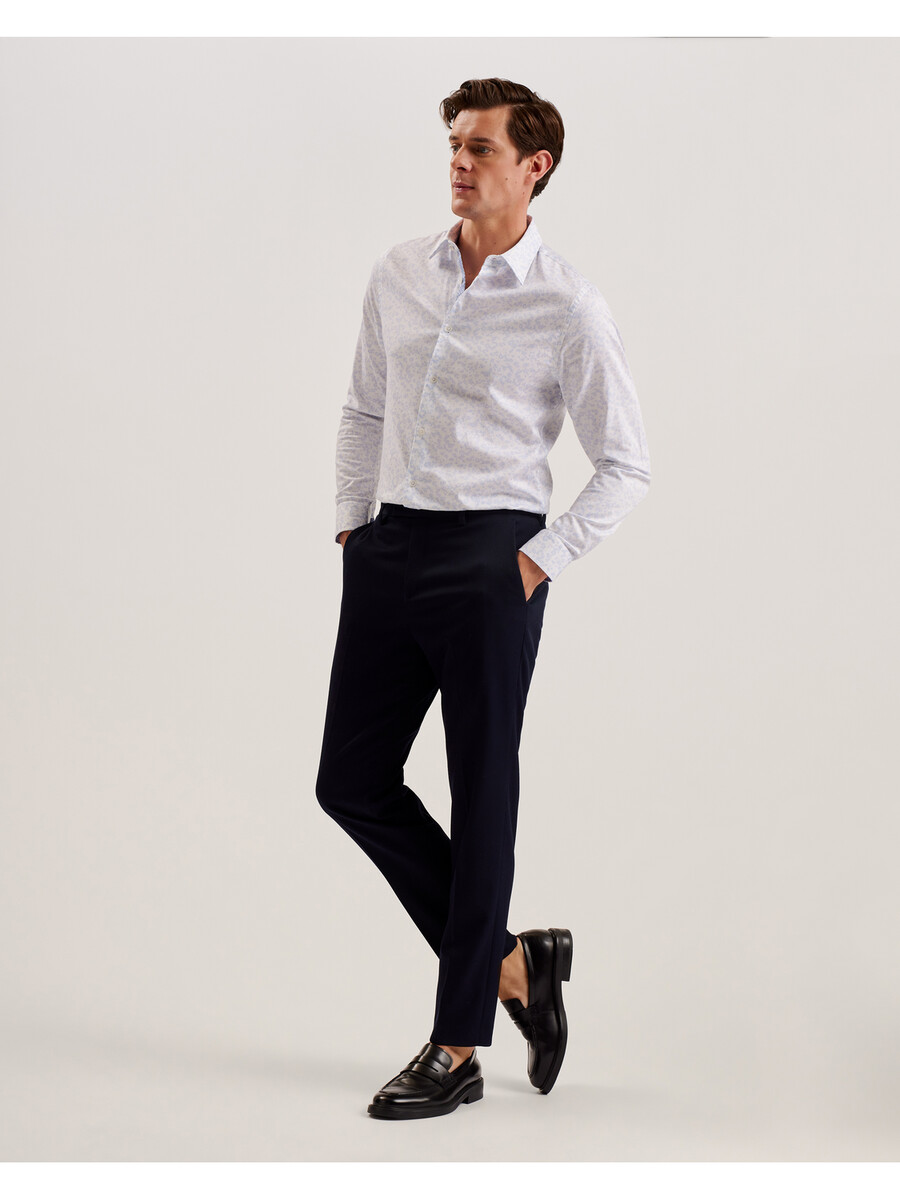 lovelad - camisa de manga comprida com estampa floral delicada
