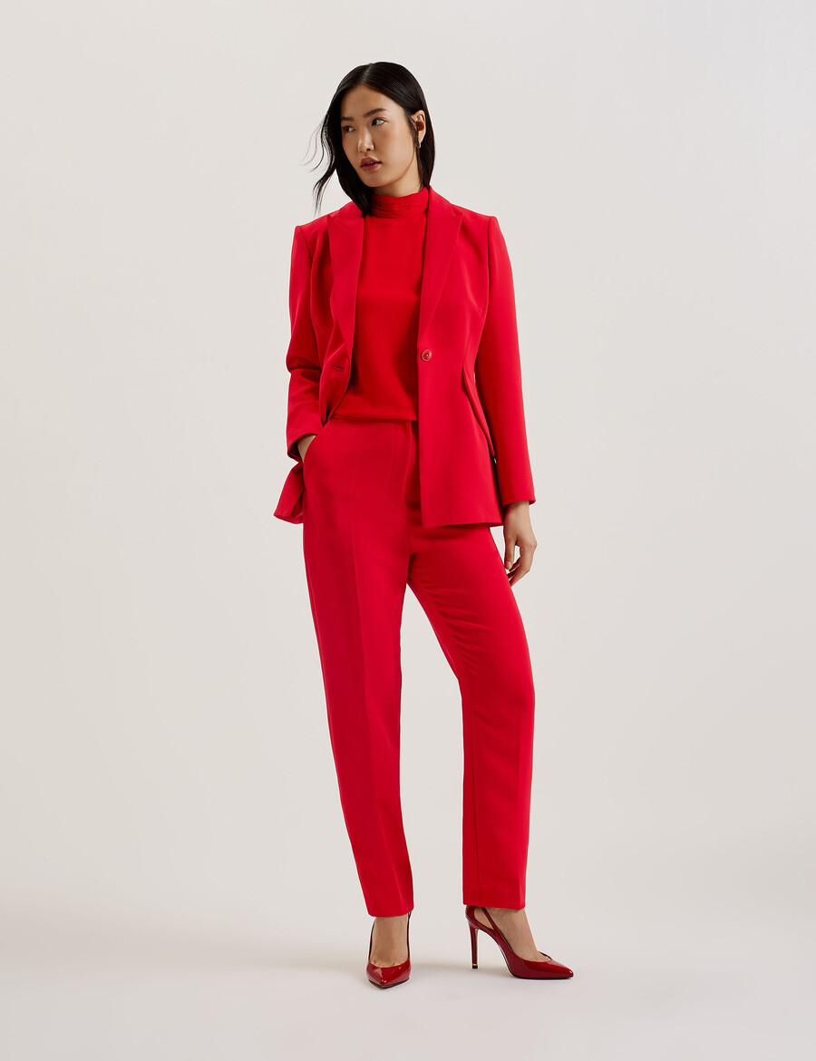 manabl - blazer de alfaiataria slim fit com abotoamento simples