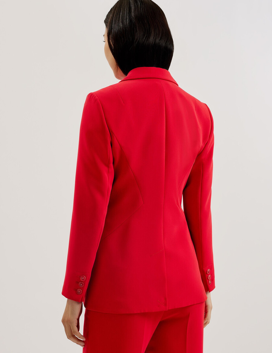 manabl - blazer de alfaiataria slim fit com abotoamento simples