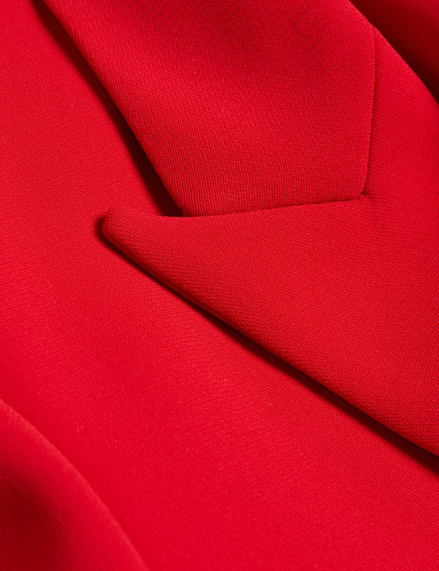 manabl - blazer de alfaiataria slim fit com abotoamento simples