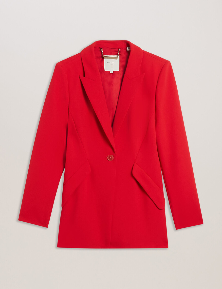 manabl - blazer de alfaiataria slim fit com abotoamento simples
