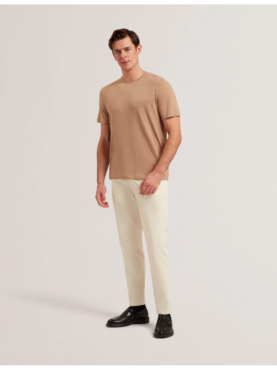tywinn - camiseta clássica de algodão com gola redonda