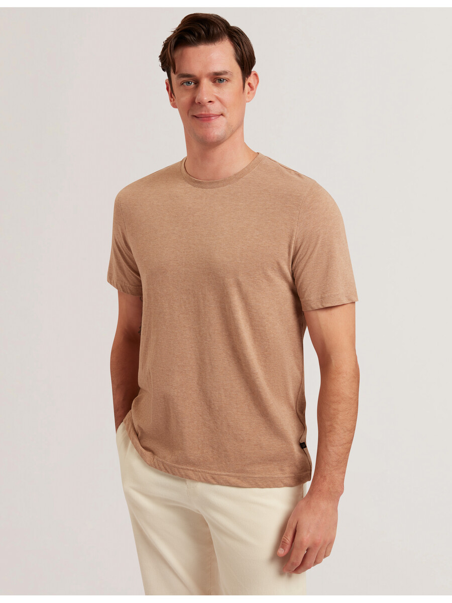 tywinn - camiseta clássica de algodão com gola redonda