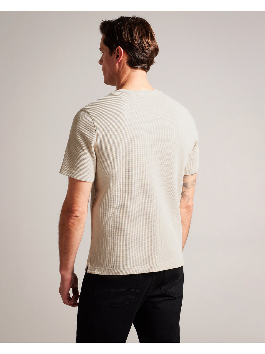 frute - camiseta de manga curta com textura regular
