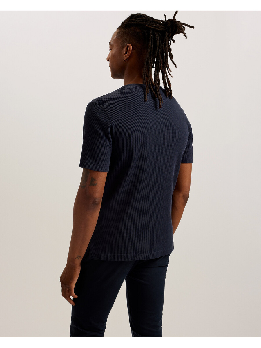 frute - camiseta de manga curta com textura regular
