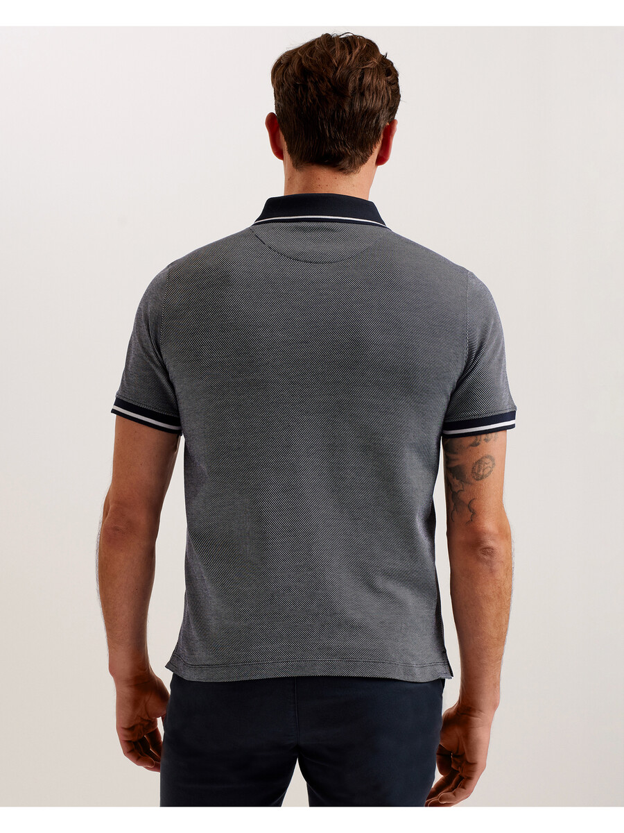 helta - polo slim fit manga curta