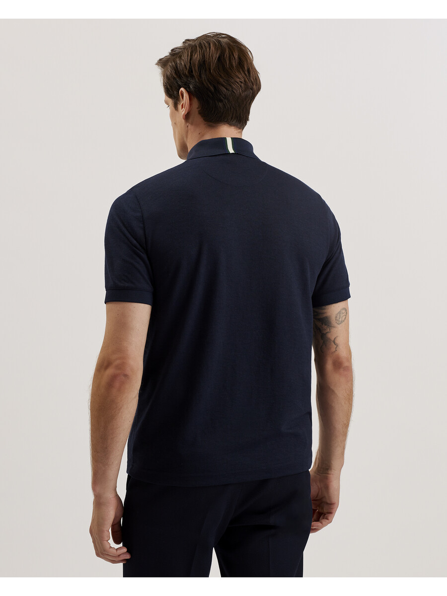 karty - polo de manga curta regular com a marca