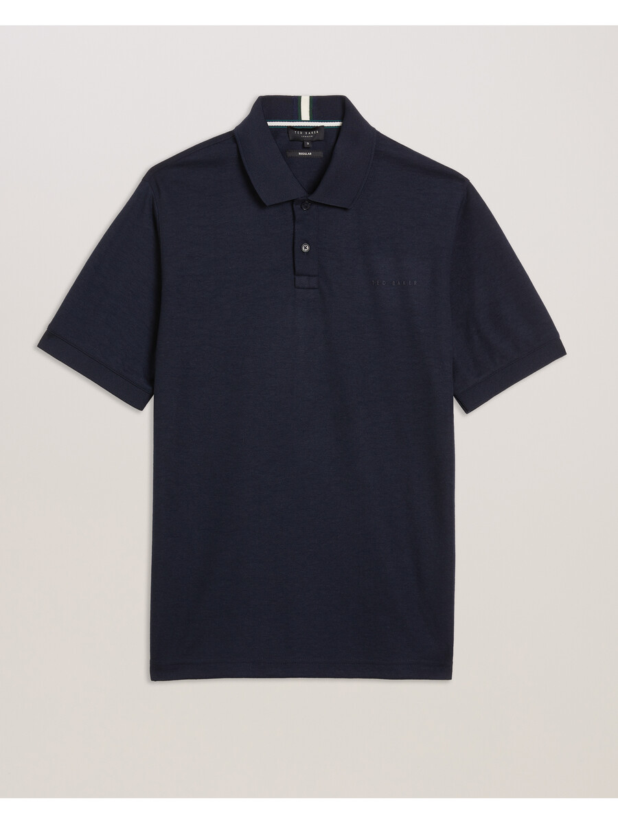 karty - polo de manga curta regular com a marca