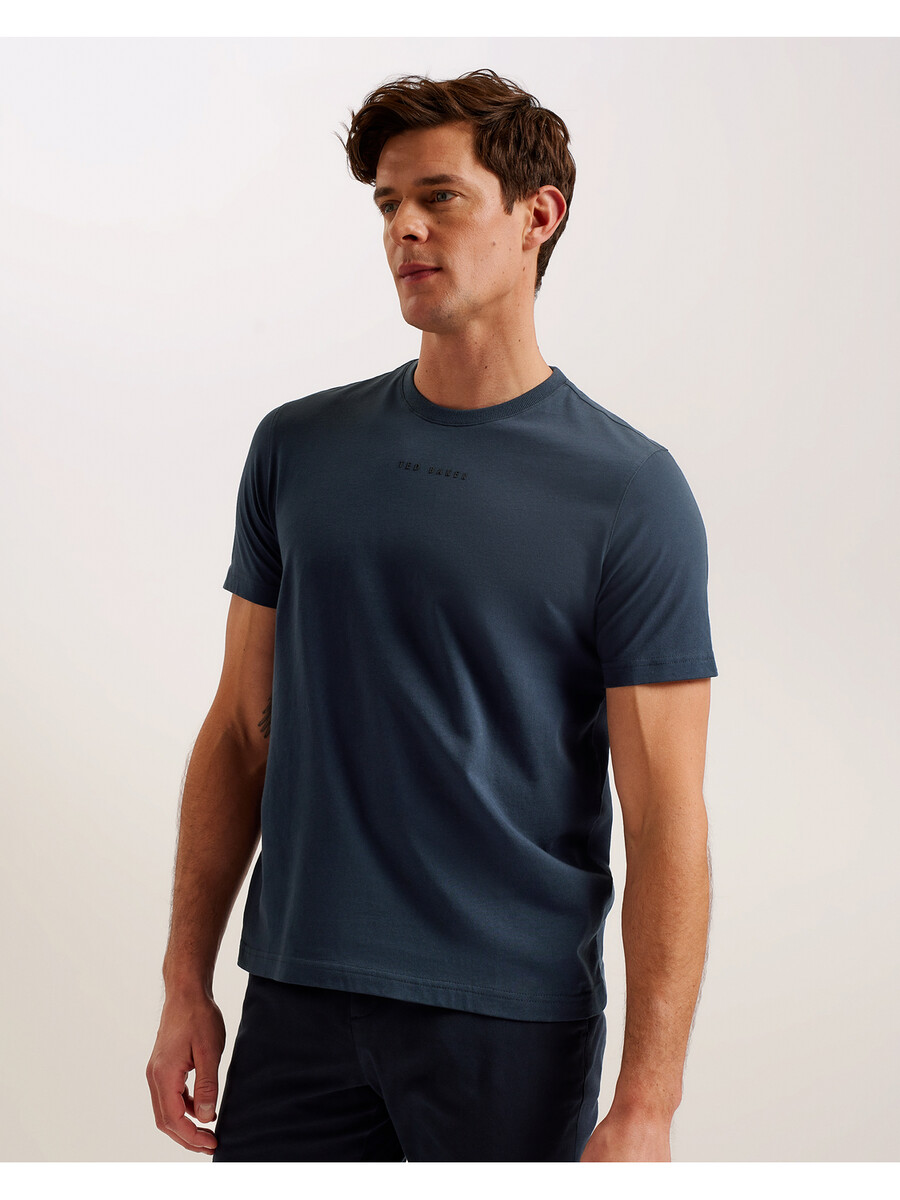 wiskin - camiseta de manga curta regular com a marca