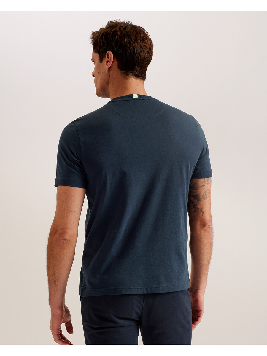 wiskin - camiseta de manga curta regular com a marca