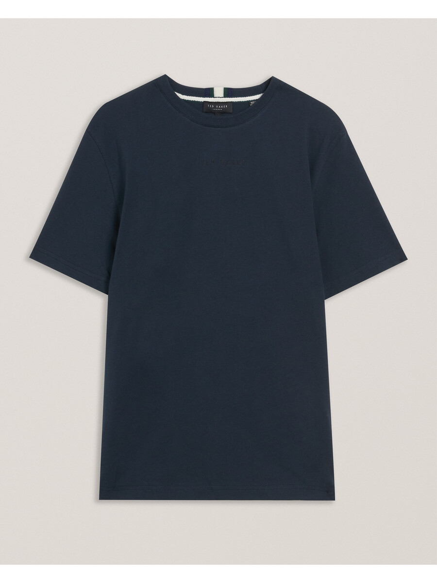 wiskin - camiseta de manga curta regular com a marca