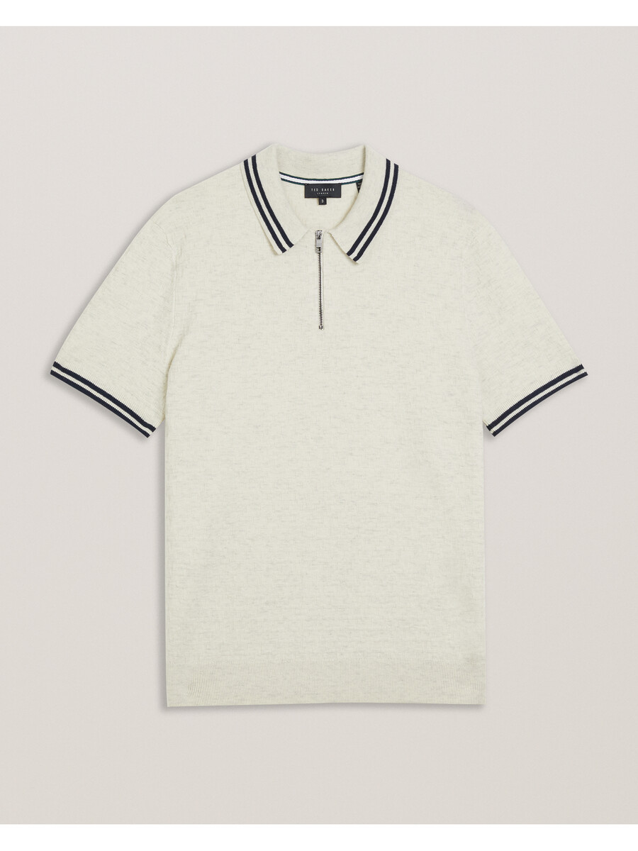mahani - polo com zíper