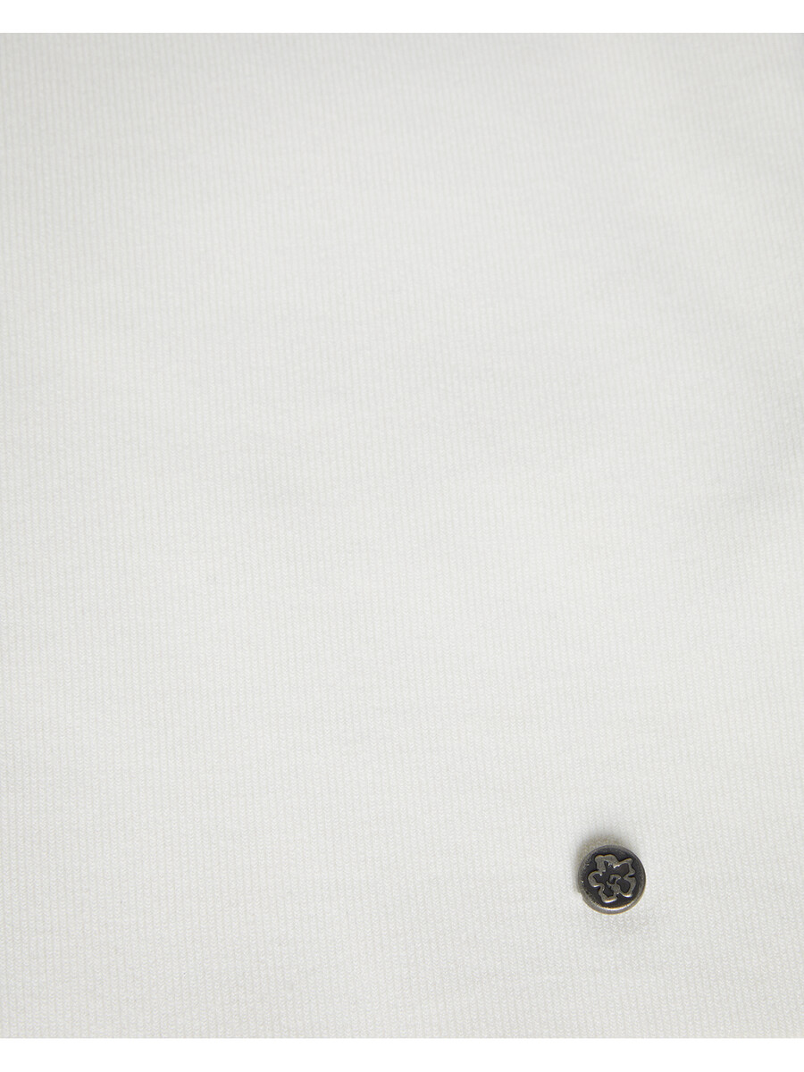 cileste - blusa de malha de manga comprida com decote em v ajustado
