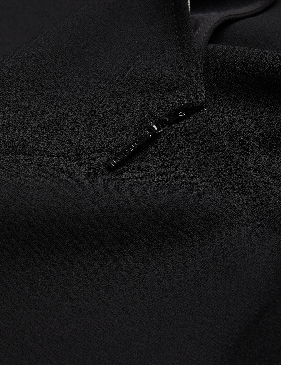 cherika - blusa de tecido plano com mangas curtas estilo morcego